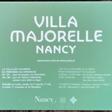 Villa Majorelle à Nancy 