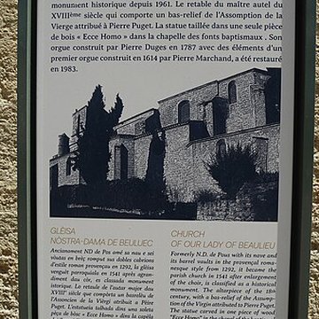 Église Notre-Dame-de-Beaulieu de Cucuron