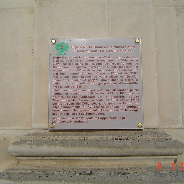 Photo de Église Notre-Dame-de-lAssomption dAix-en-Othe