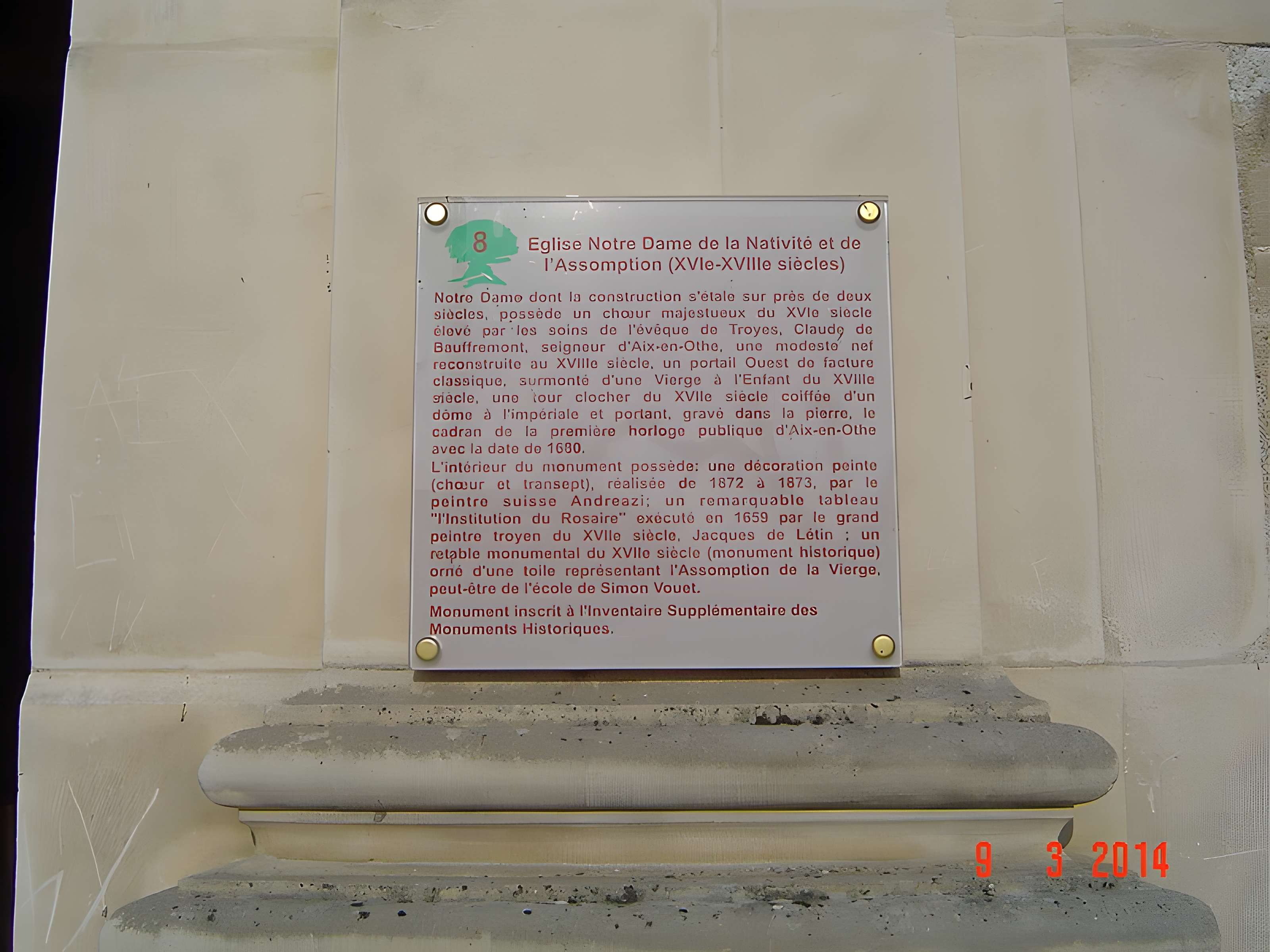 Église Notre-Dame-de-l'Assomption d'Aix-en-Othe