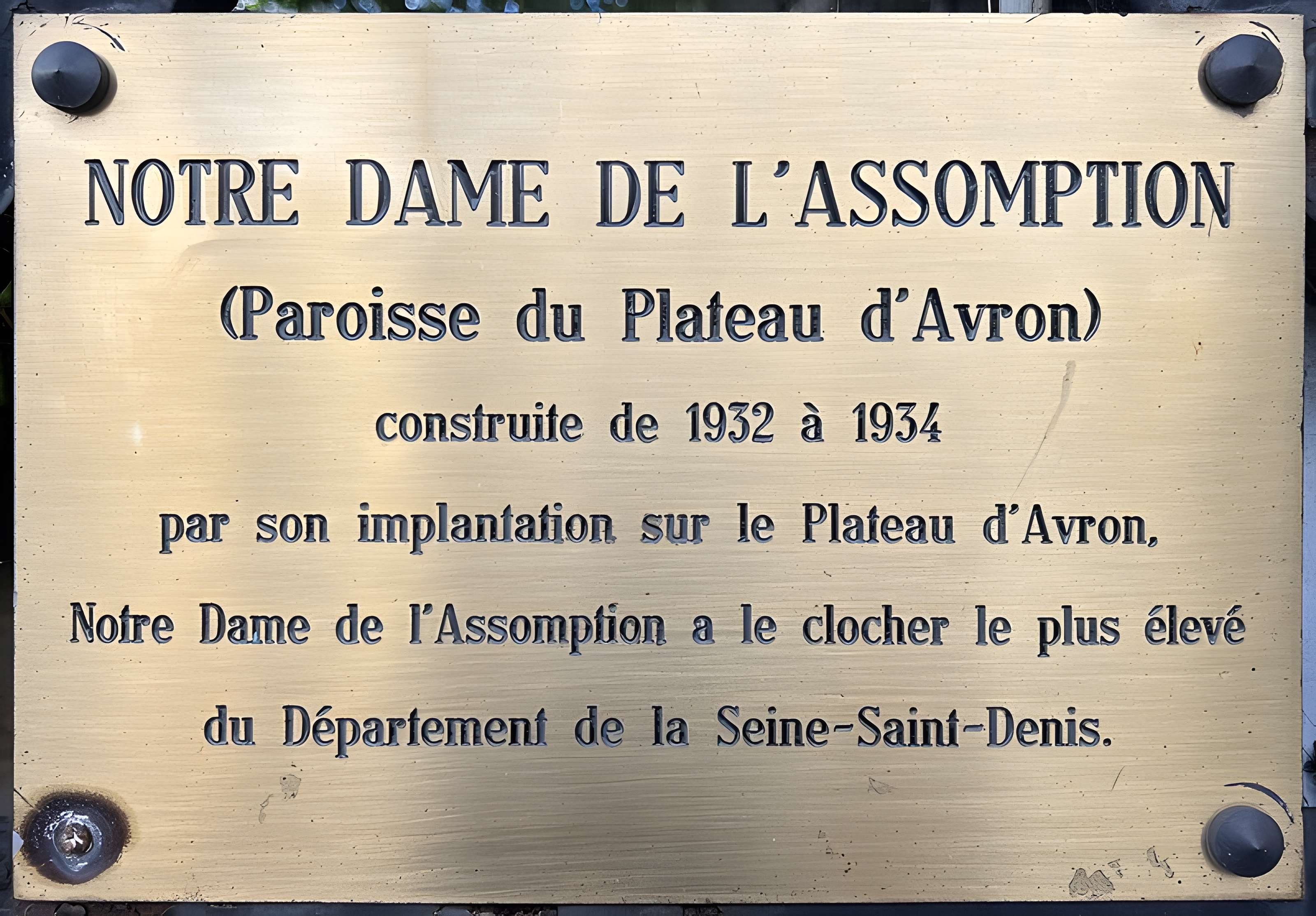 Église Notre-Dame-de-l'Assomption de Neuilly-Plaisance