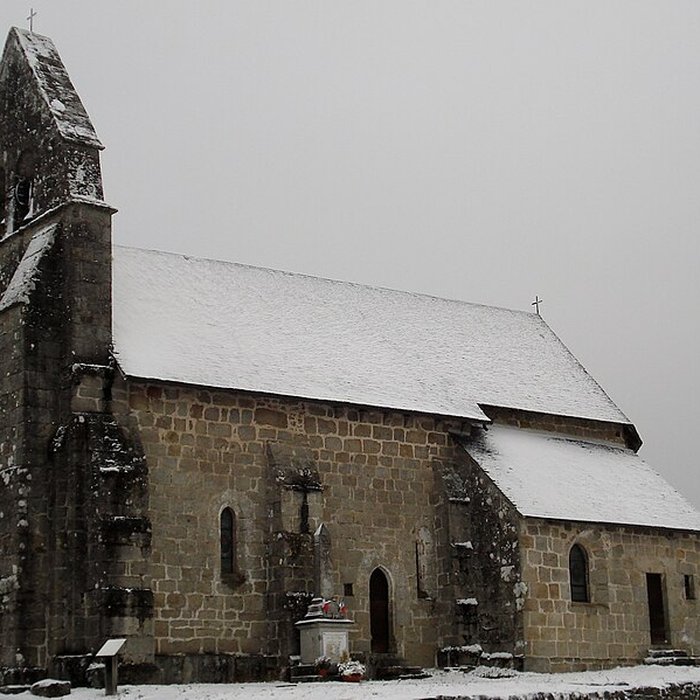 Photo de Église Notre-Dame-de-lAssomption de Sainte-Marie-Lapanouze et croix