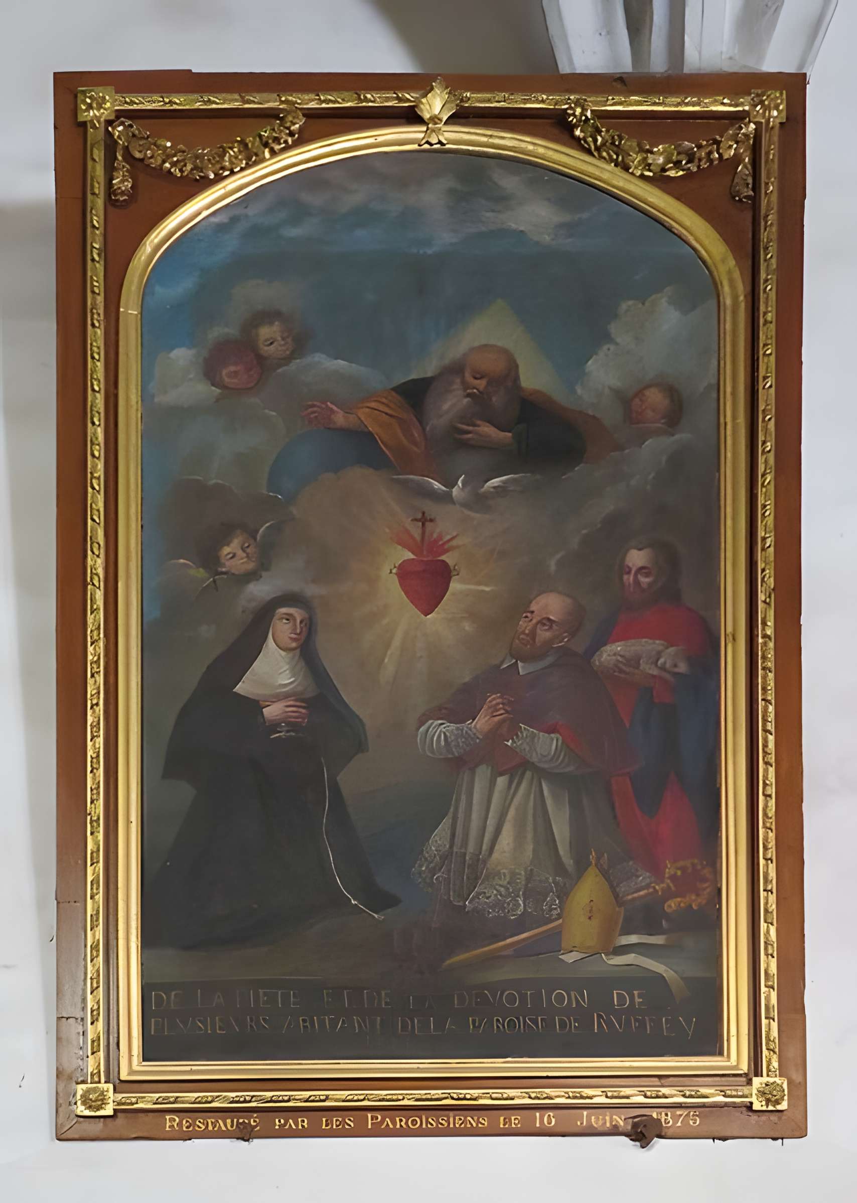 Église Saint-Aignan et prieuré de Ruffey-sur-Seille