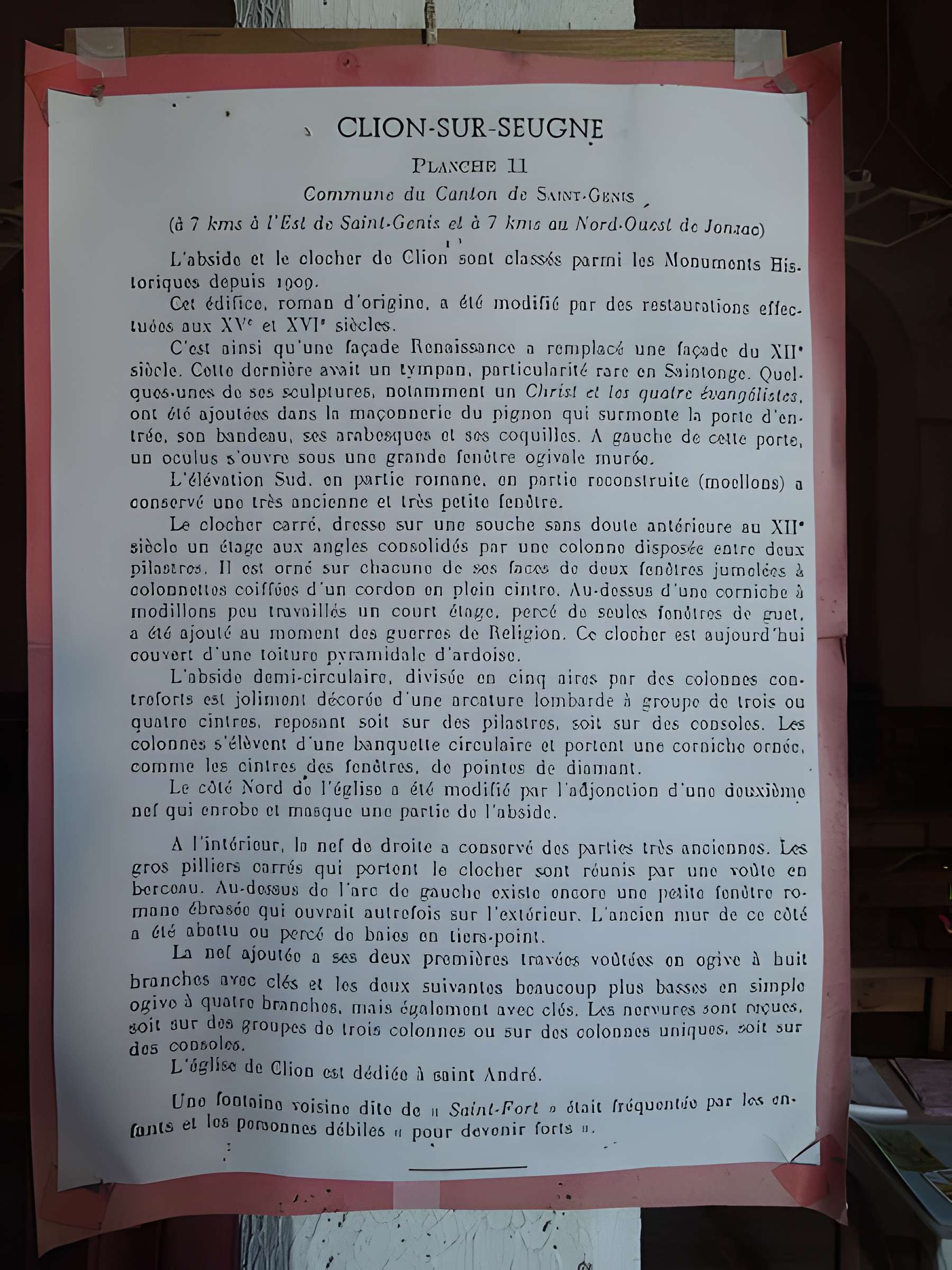 Église Saint-André de Clion