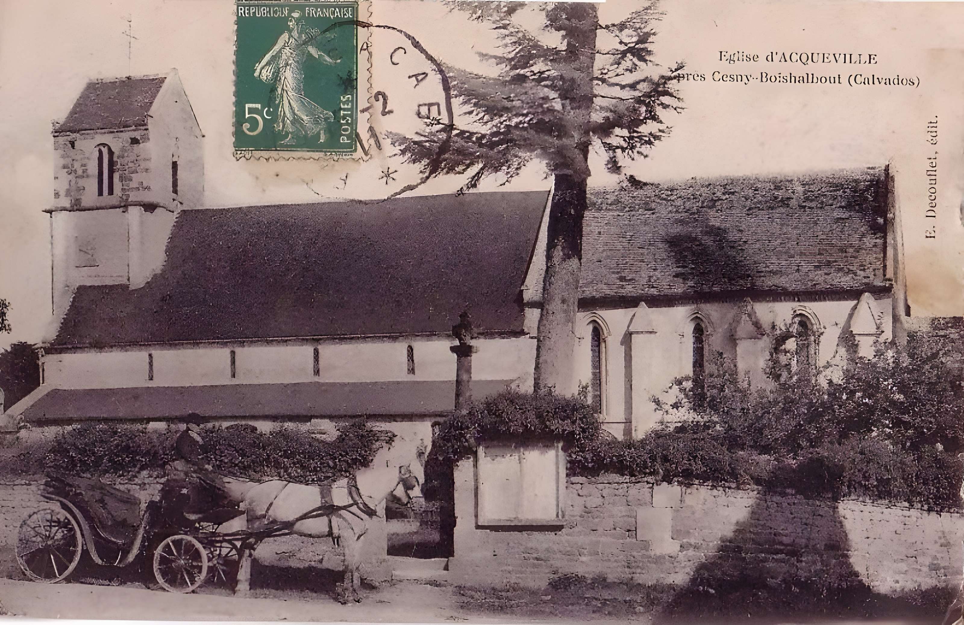 Église Saint-Aubin d'Acqueville