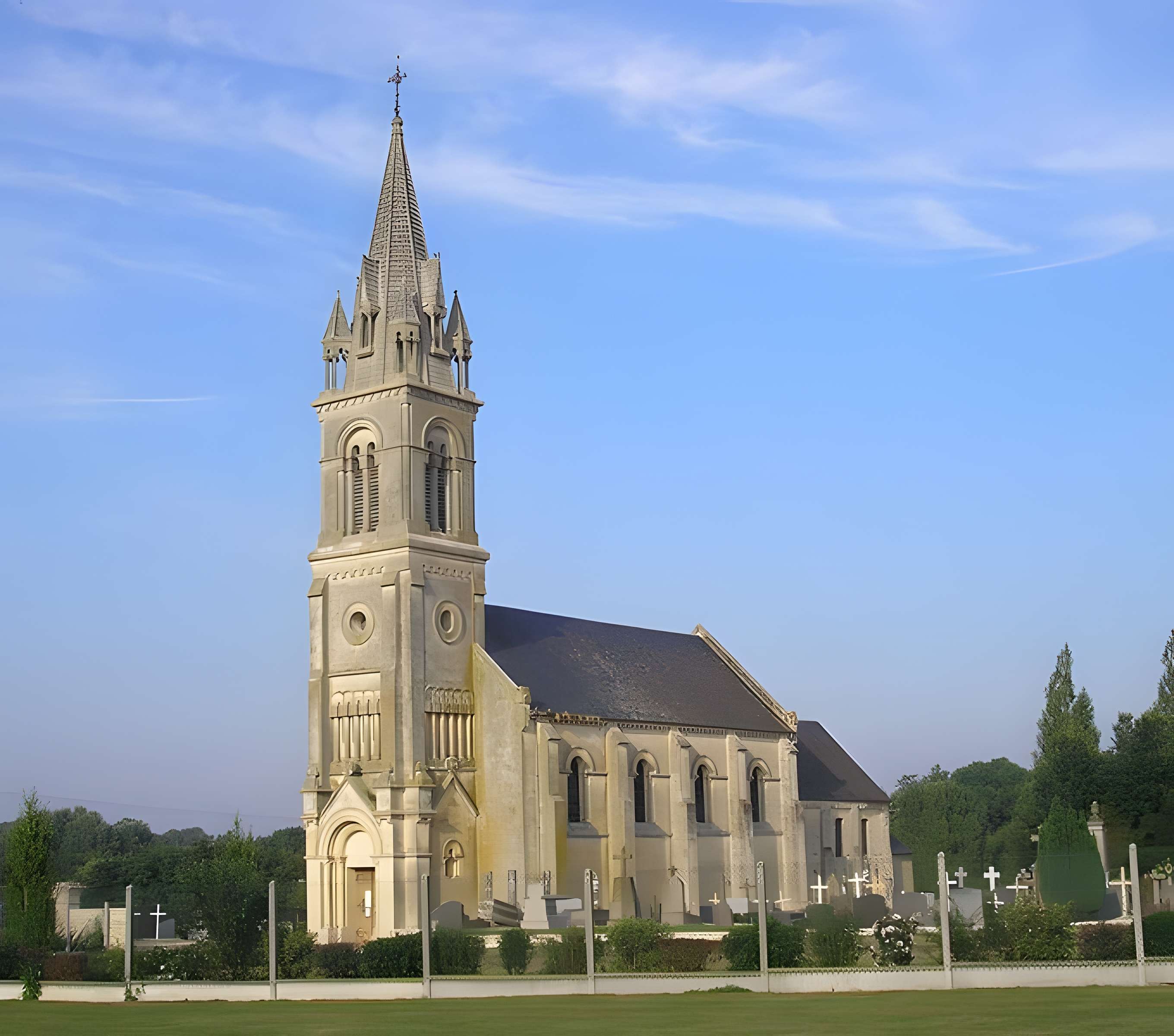 Église Saint-Aubin de Fontenay-le-Pesnel 