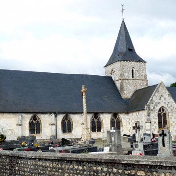 eglise saint aubin de saint aubin de cretot