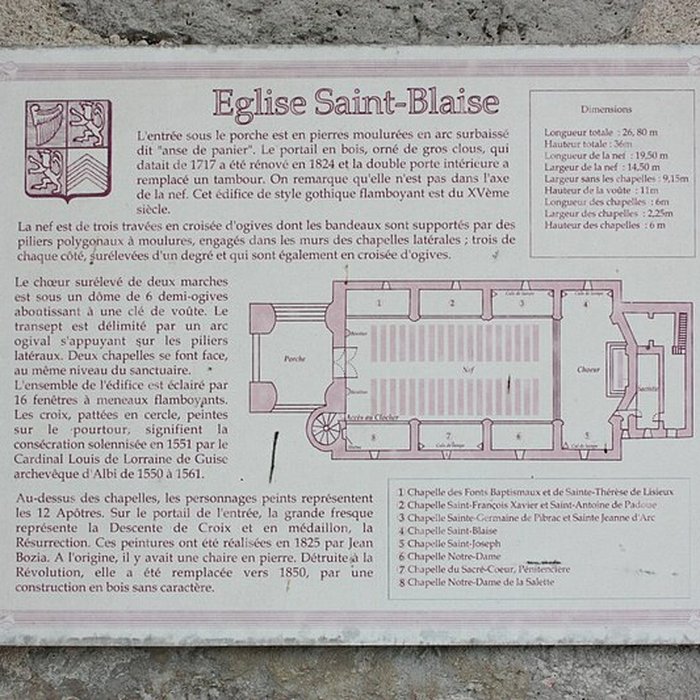 Photo de Église Saint-Blaise de Labastide-de-Lévis