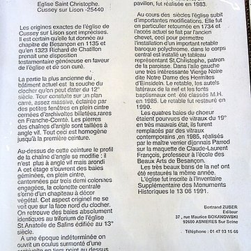 Église Saint-Christophe de Cussey-sur-Lison