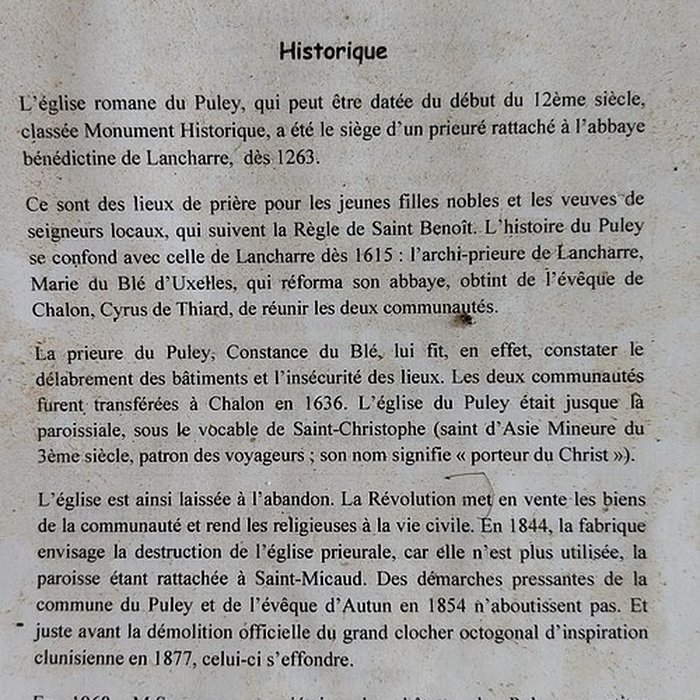 Photo de Eglise priorale ruines de lancienne