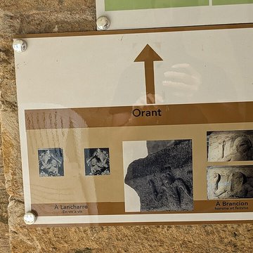 Eglise priorale ruines de lancienne