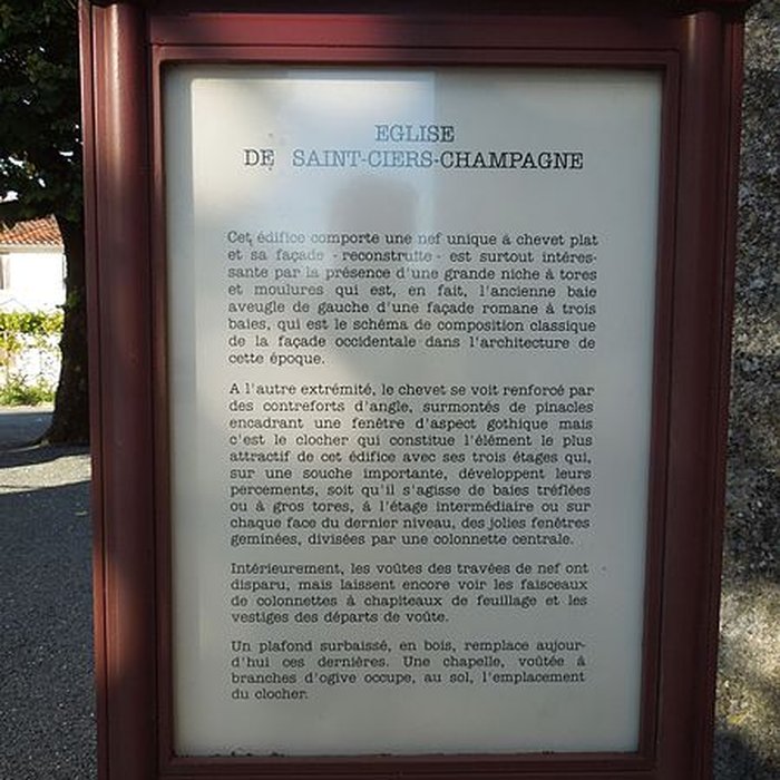 Photo de Église Saint-Cyr de Saint-Ciers-Champagne