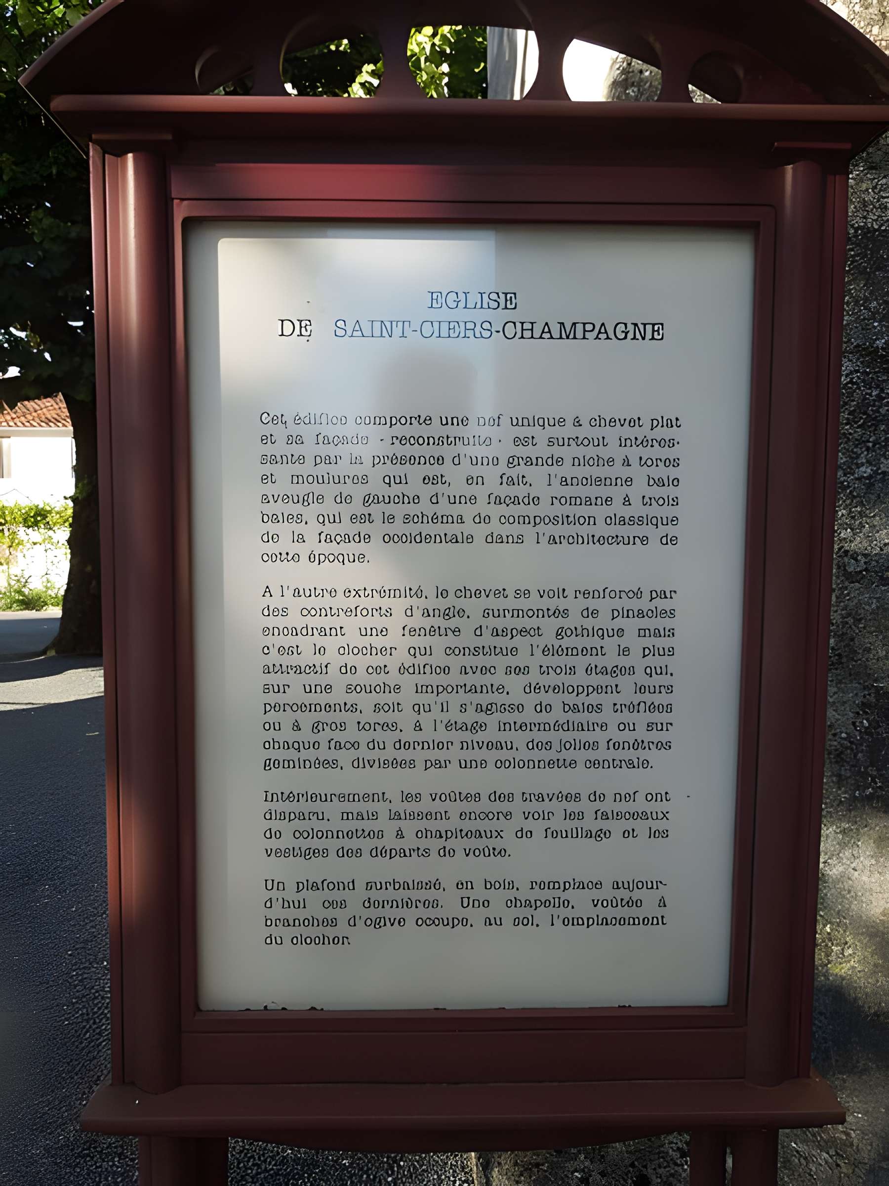 Église Saint-Cyr de Saint-Ciers-Champagne