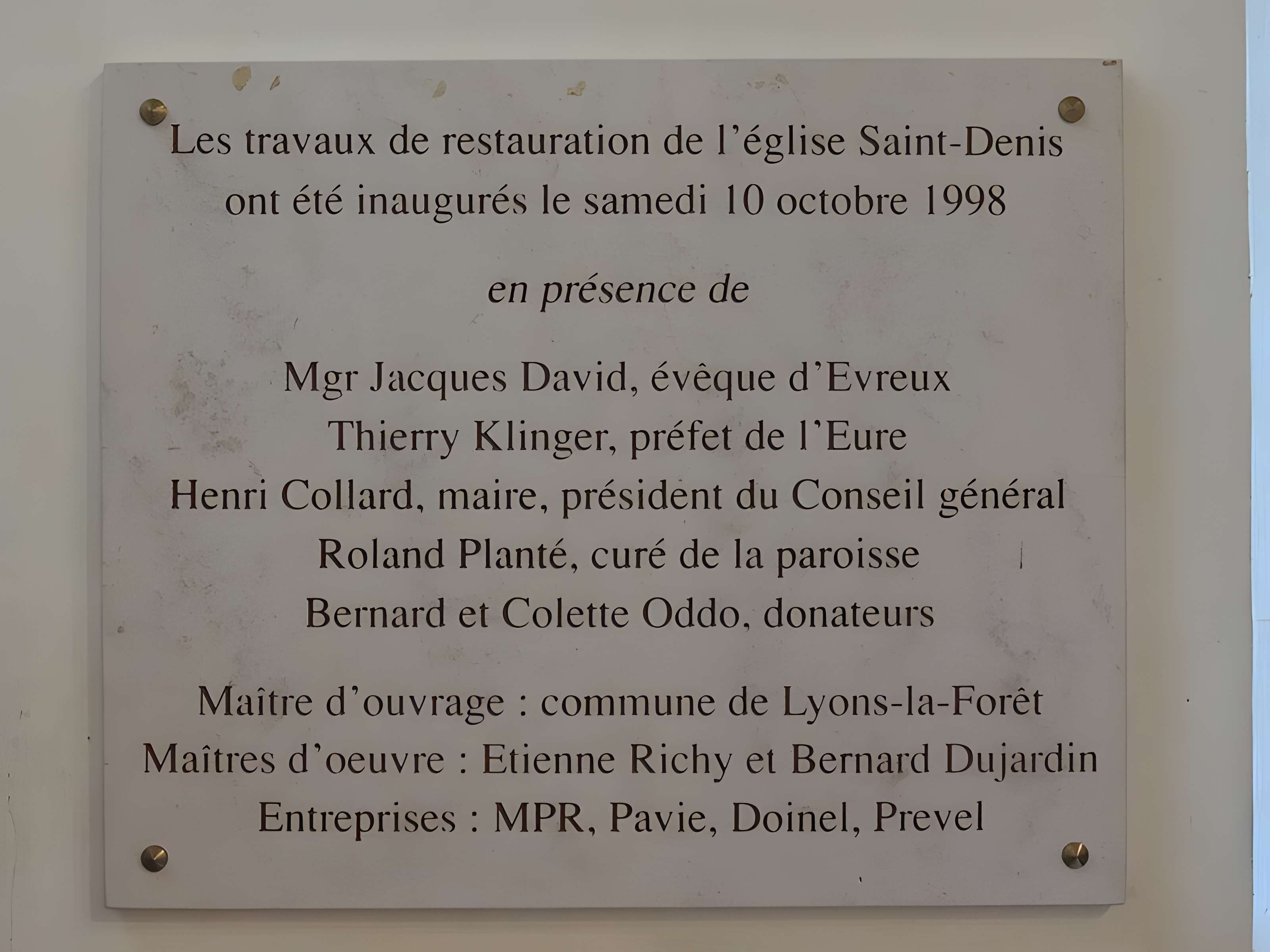 Église Saint-Denis de Lyons-la-Forêt