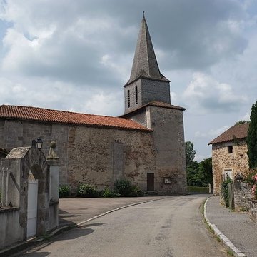 Église Saint-Denis de Saint-Denis-des-Murs et croix