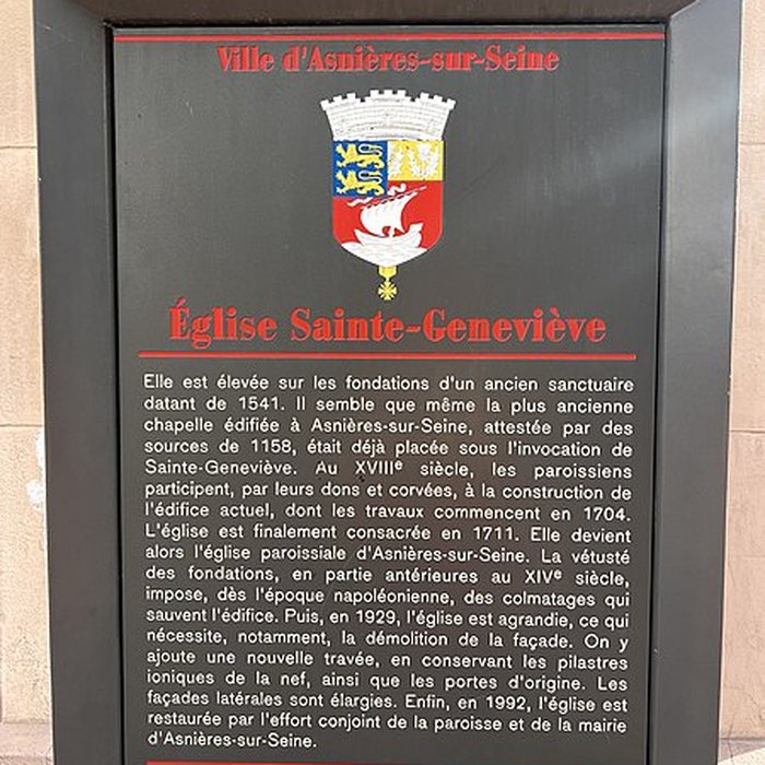 Photo de Église Sainte-Geneviève dAsnières-sur-Seine