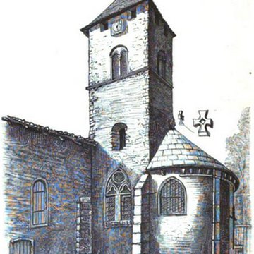 Eglise Sainte-Lucie, à Vallières