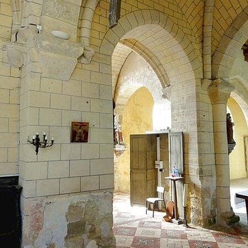 Église Sainte-Marie-Madeleine du Perchay et croix