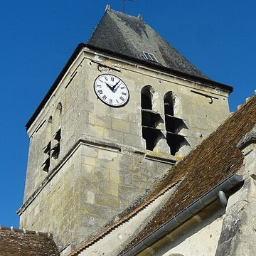 Église Sainte-Marie-Madeleine du Perchay et croix