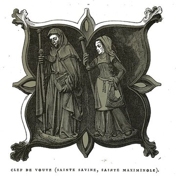 Église Sainte-Savine de Sainte-Savine et croix