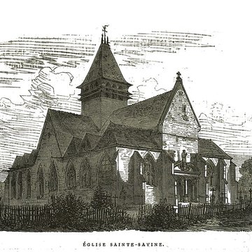 Église Sainte-Savine de Sainte-Savine et croix