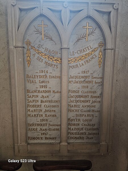 Église Saint-Eustache de Saint-Haon-le-Châtel