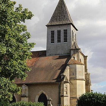 Eglise et cimetière lentourant