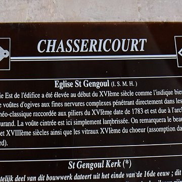 Église Saint-Gengoul de Chasséricourt à Chavanges