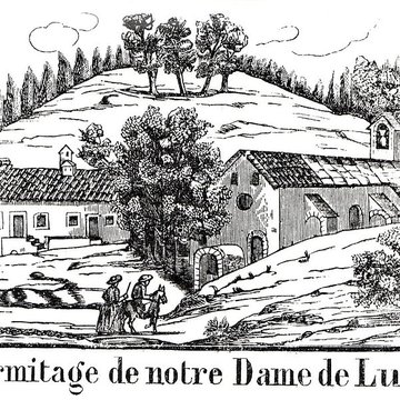 Abbaye Notre-Dame-de-Lure restes de lancienne