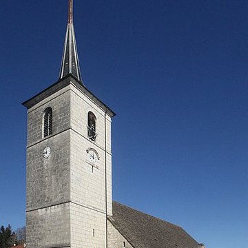 Eglise du Bizot à lexclusion du clocher moderne