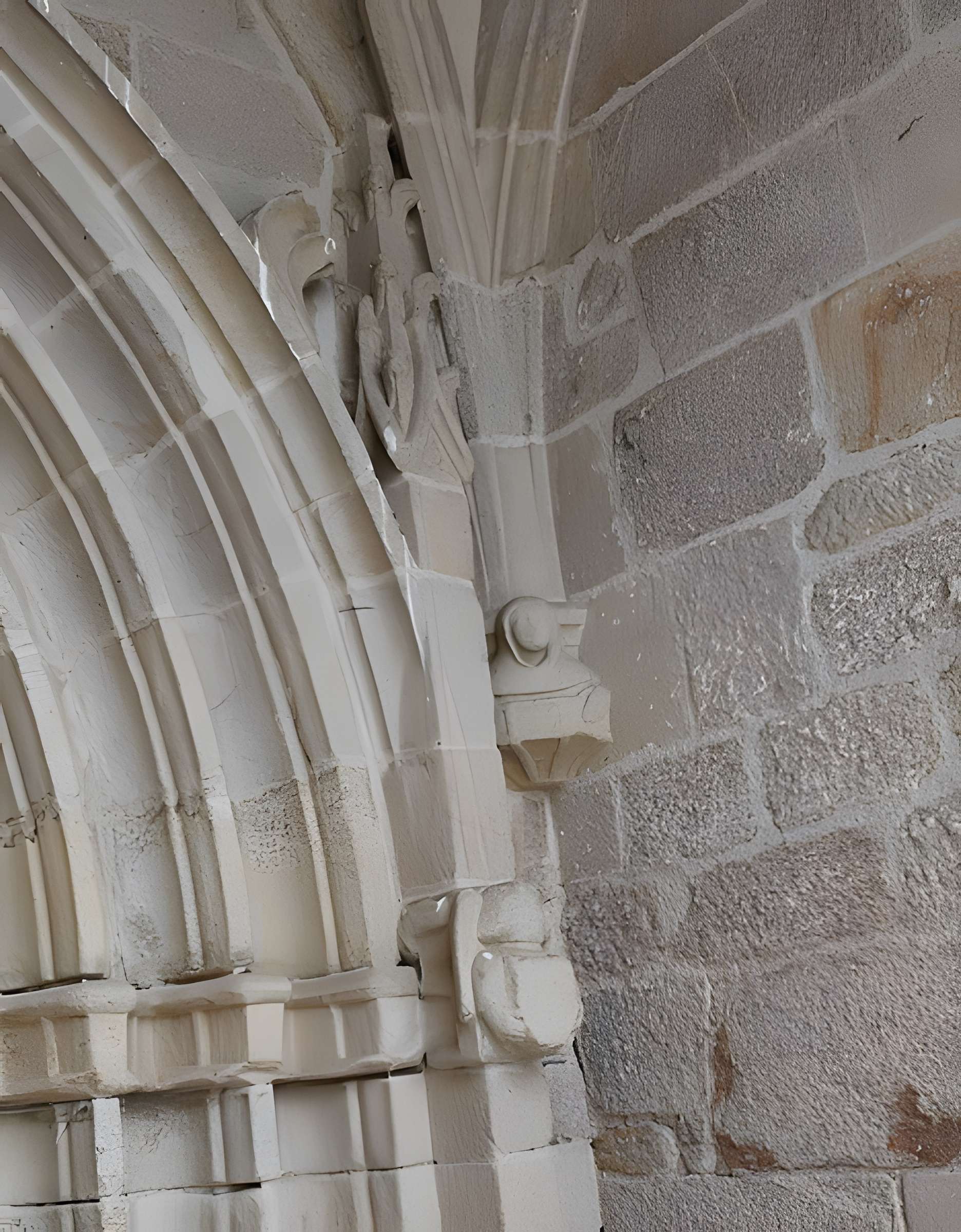 Église Saint-Jacques de Chaumeil et croix