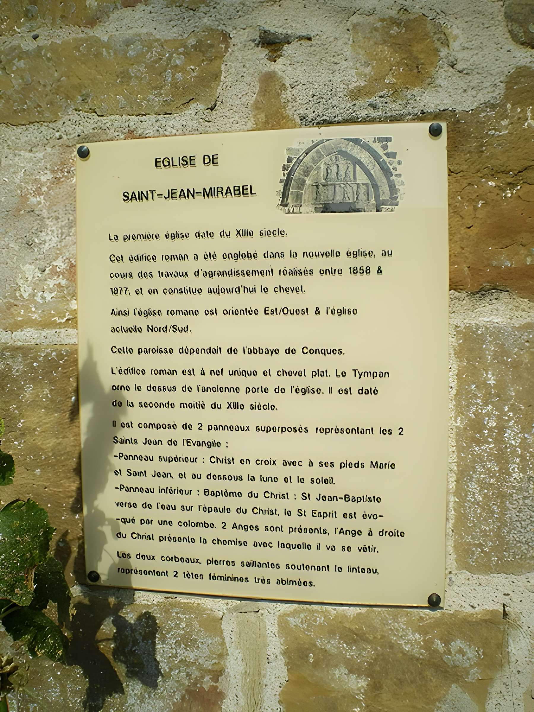 Église Saint-Jean de Saint-Jean-Mirabel