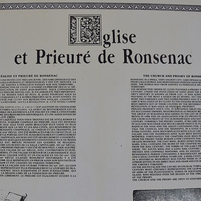 Photo de Église Saint-Jean-Baptiste de Ronsenac