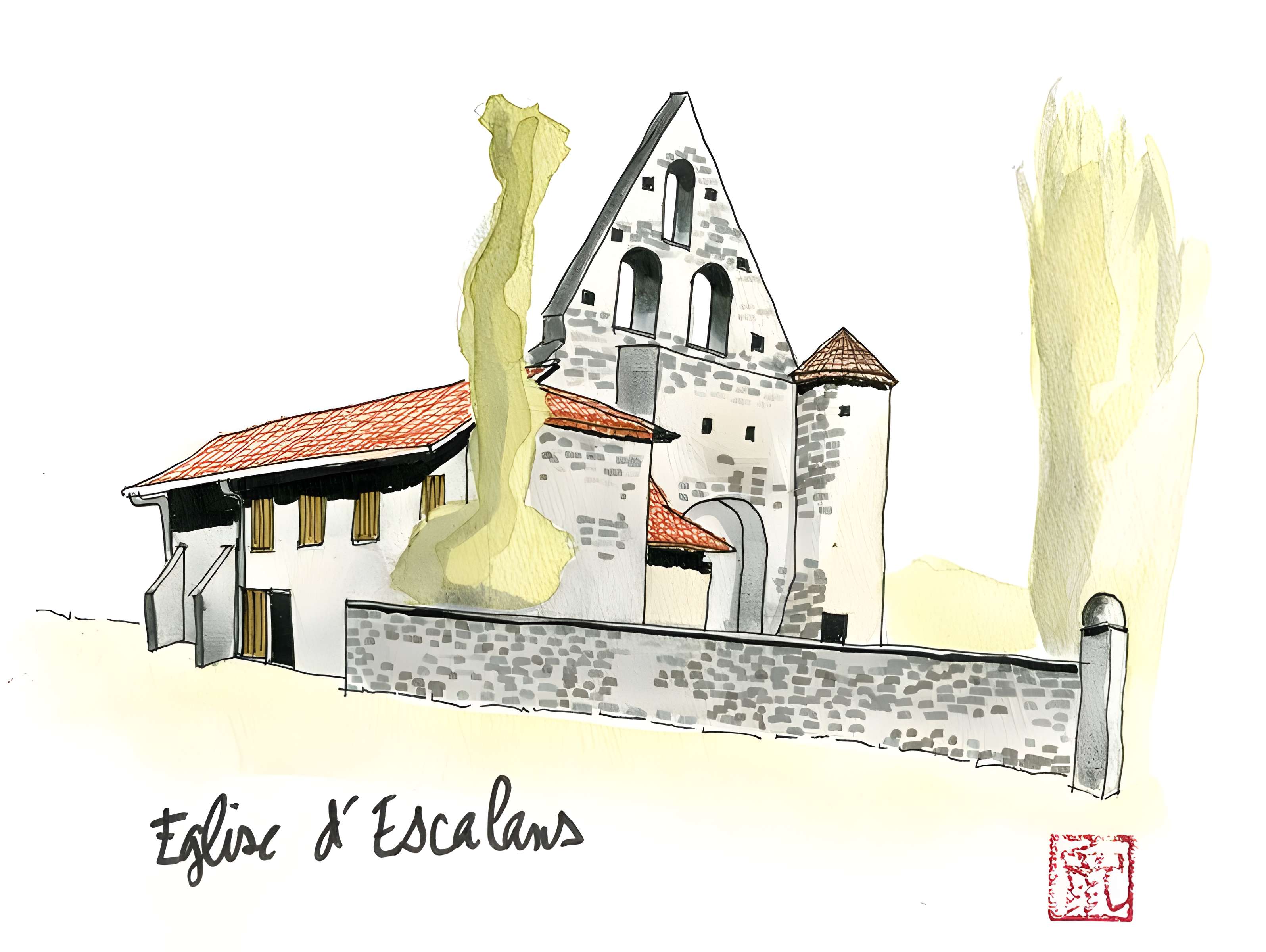 Église Saint-Jean-Baptiste d'Escalans