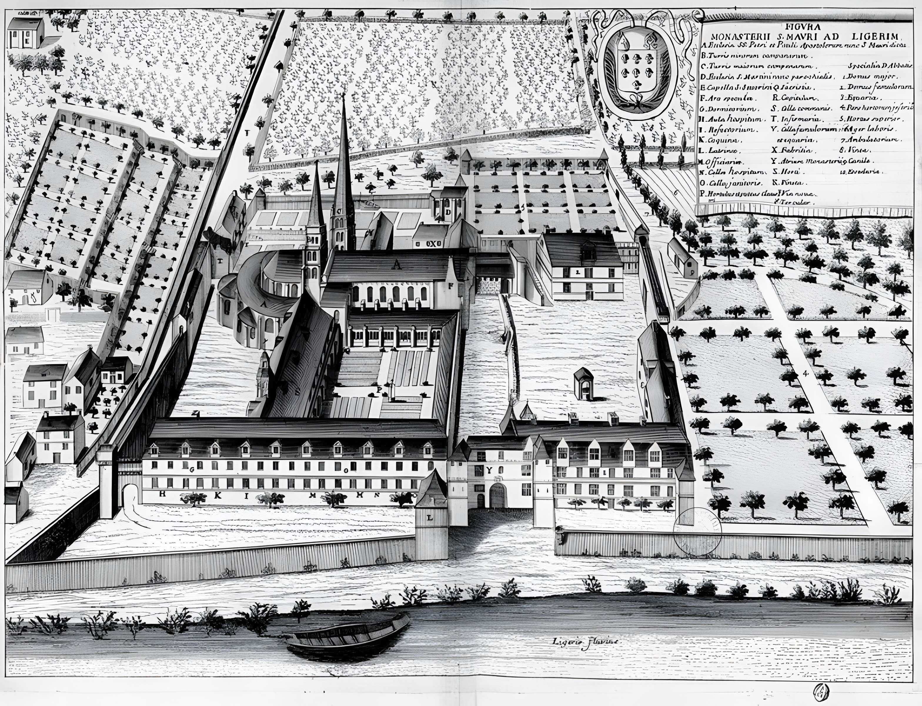 Ancienne abbaye bénédictine Saint-Maur de Glanfeuil