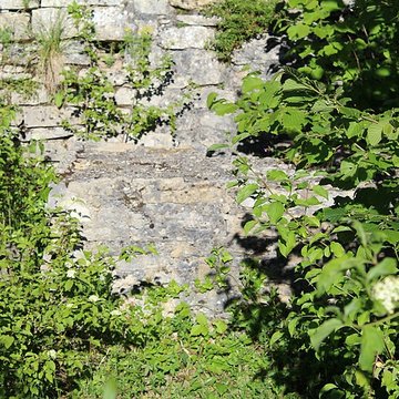 Ruines de léglise Saint-Julien-sur-Roche à Ramasse