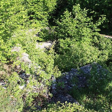 Ruines de léglise Saint-Julien-sur-Roche à Ramasse