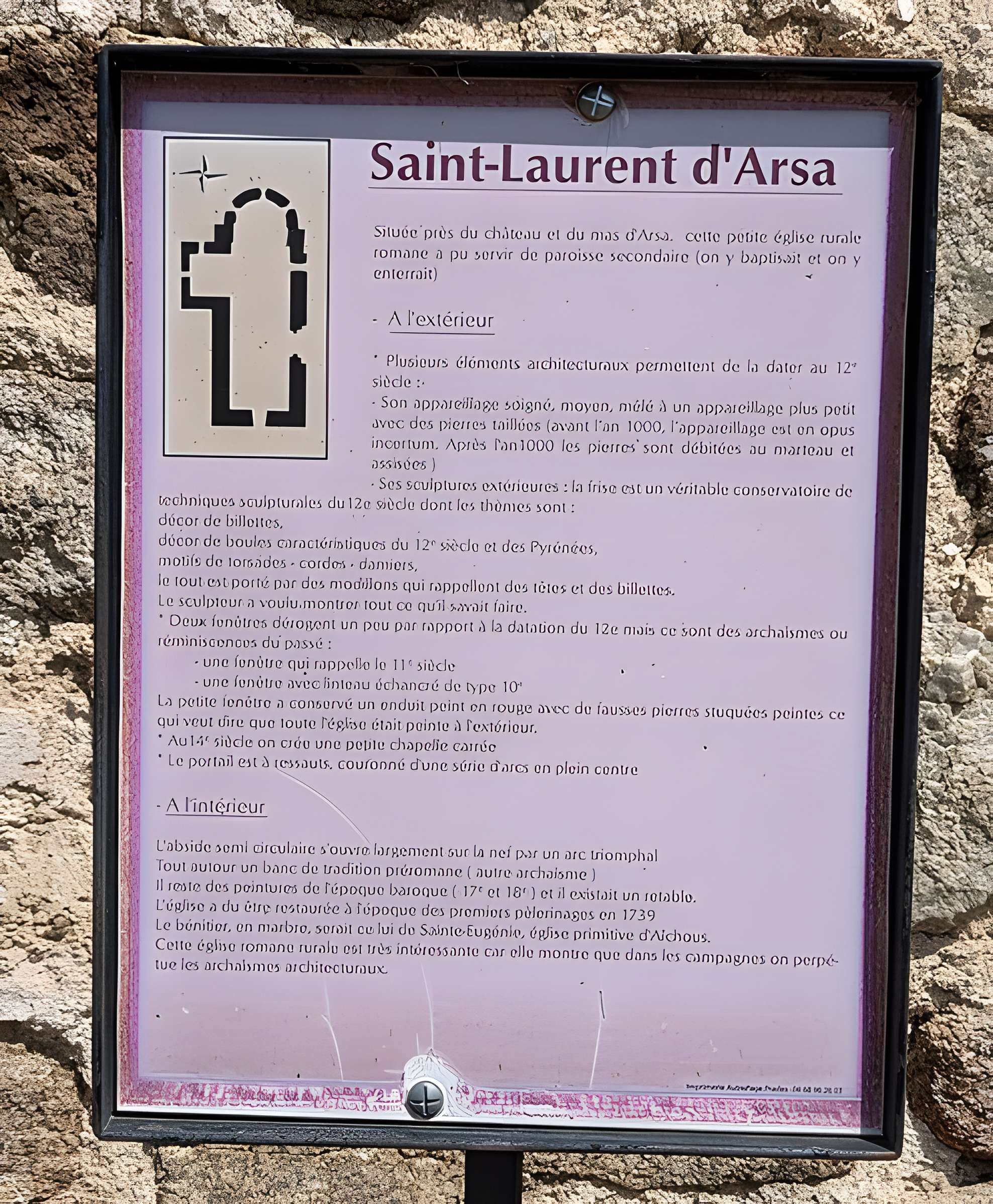 Église Saint-Laurent d'Arsa