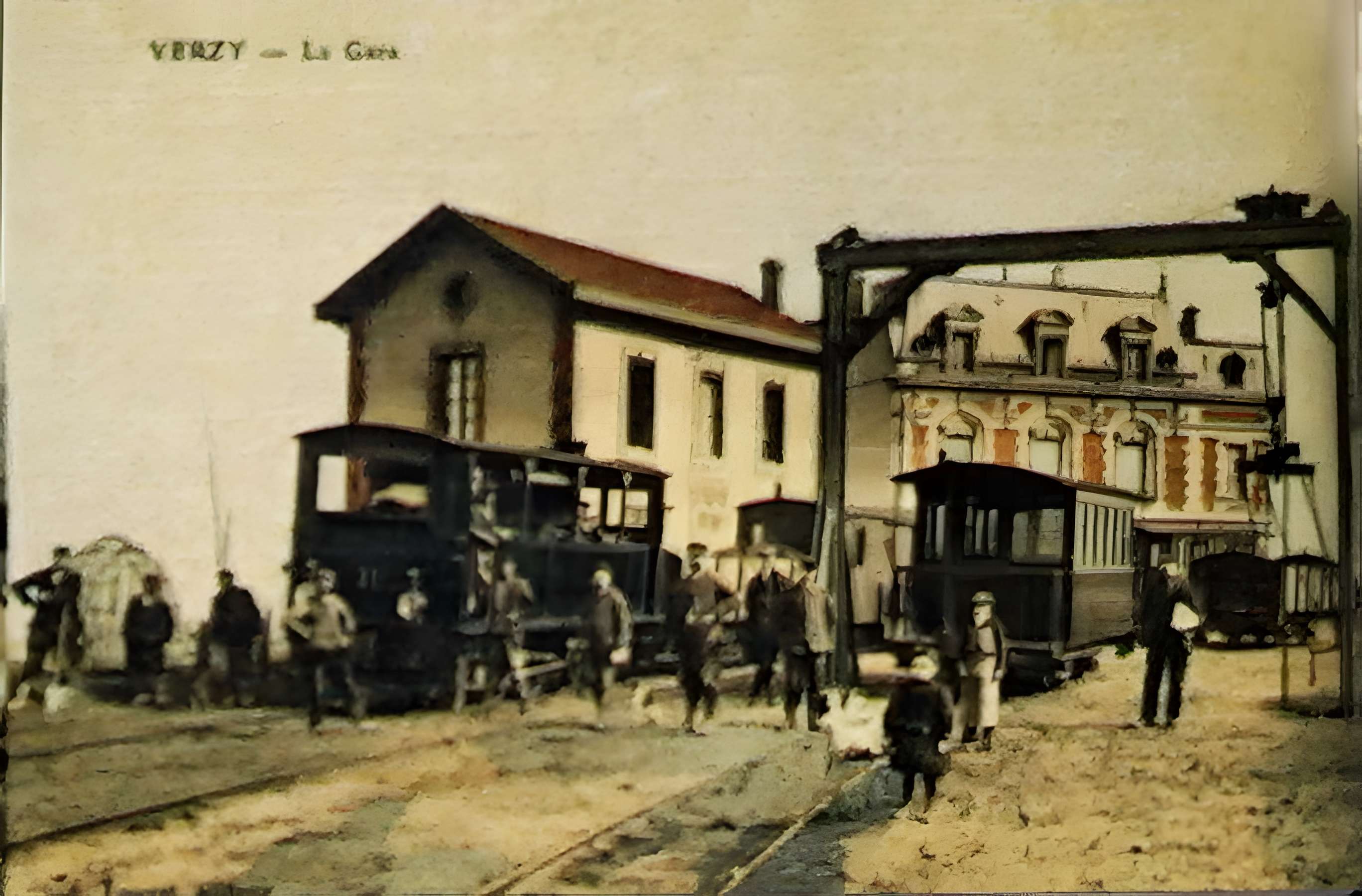 Abris de blockhaus à mitraillettes à Verzy