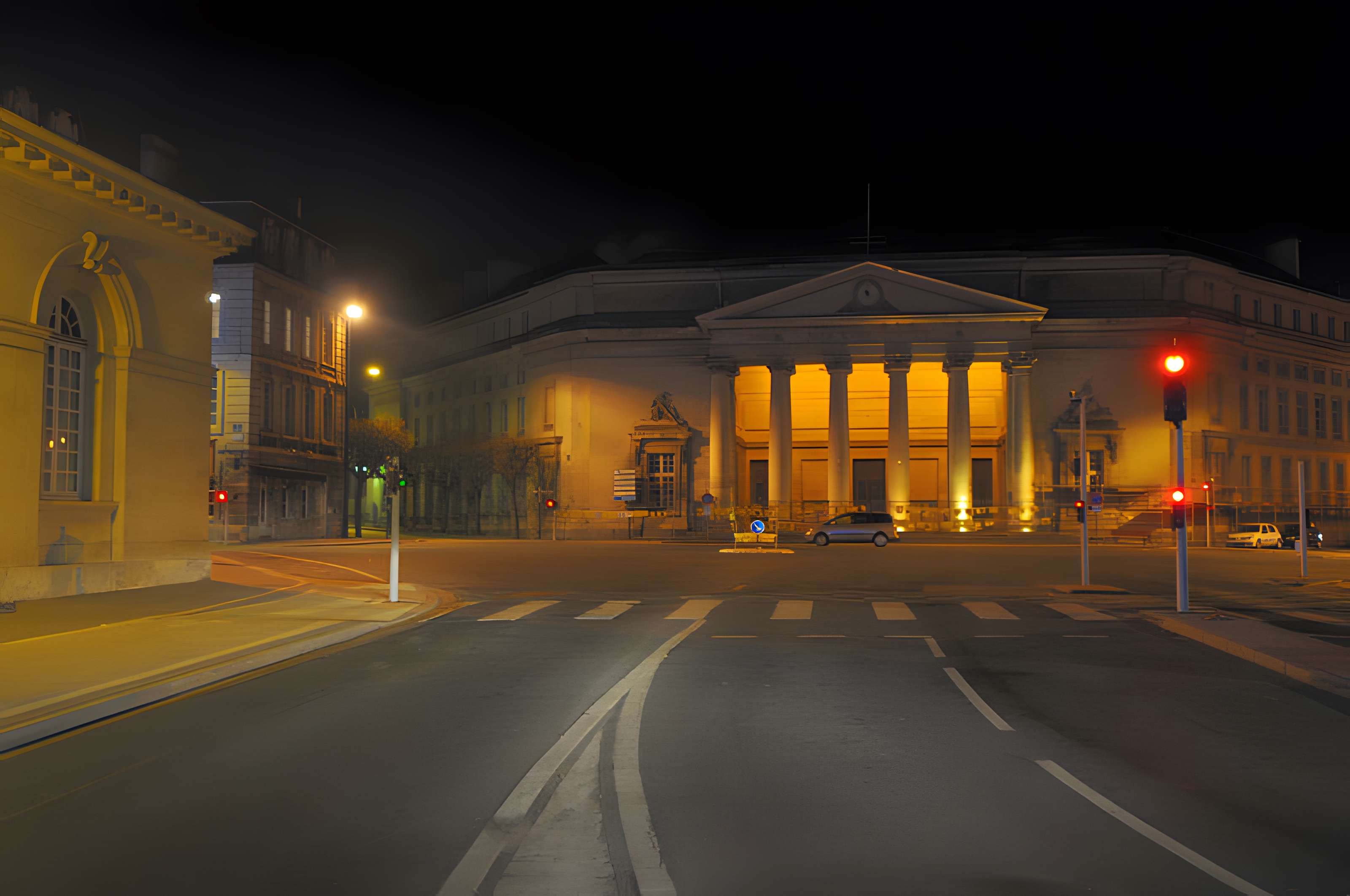 Ancien palais de justice à Caen