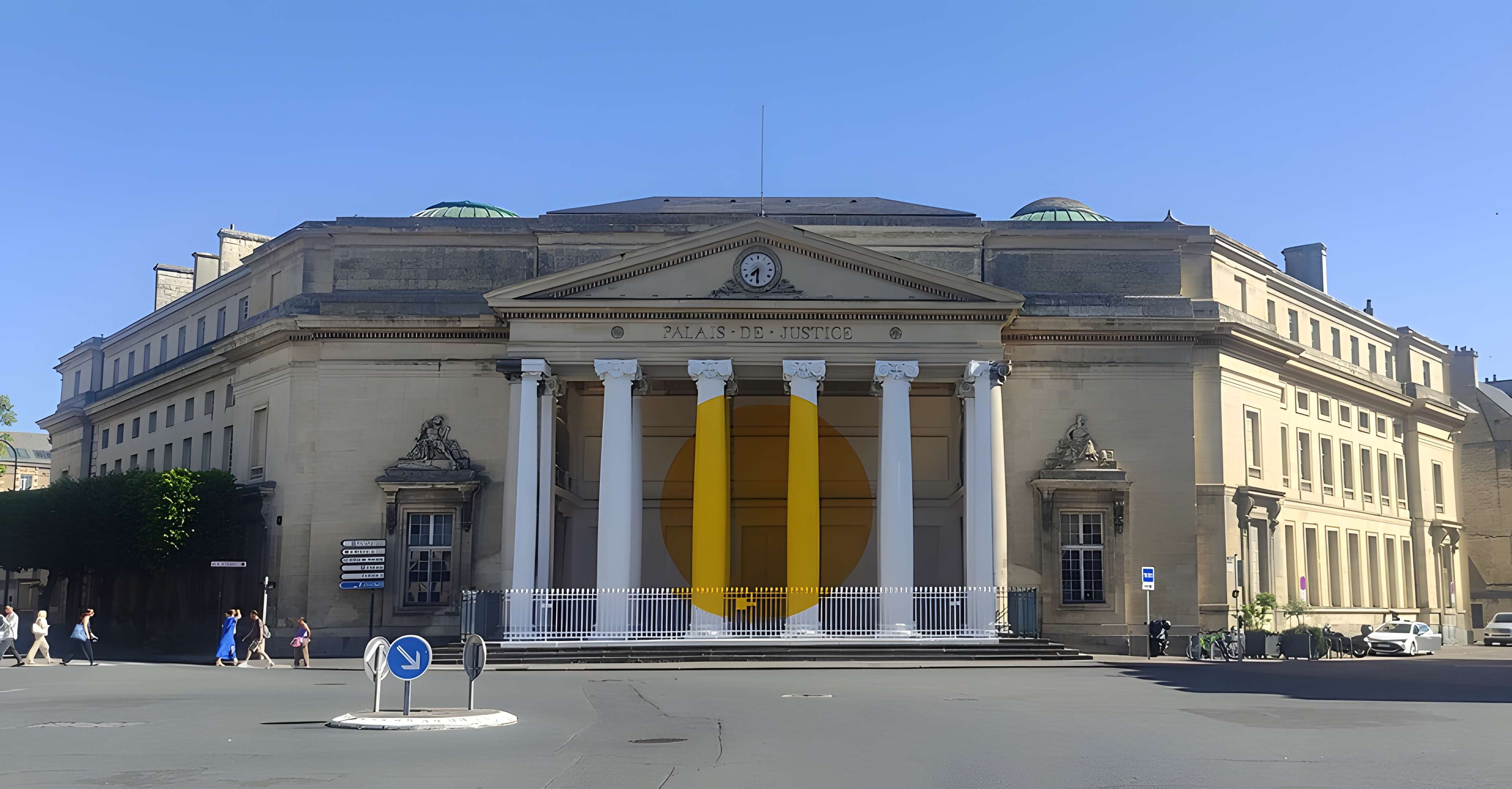 Ancien palais de justice à Caen