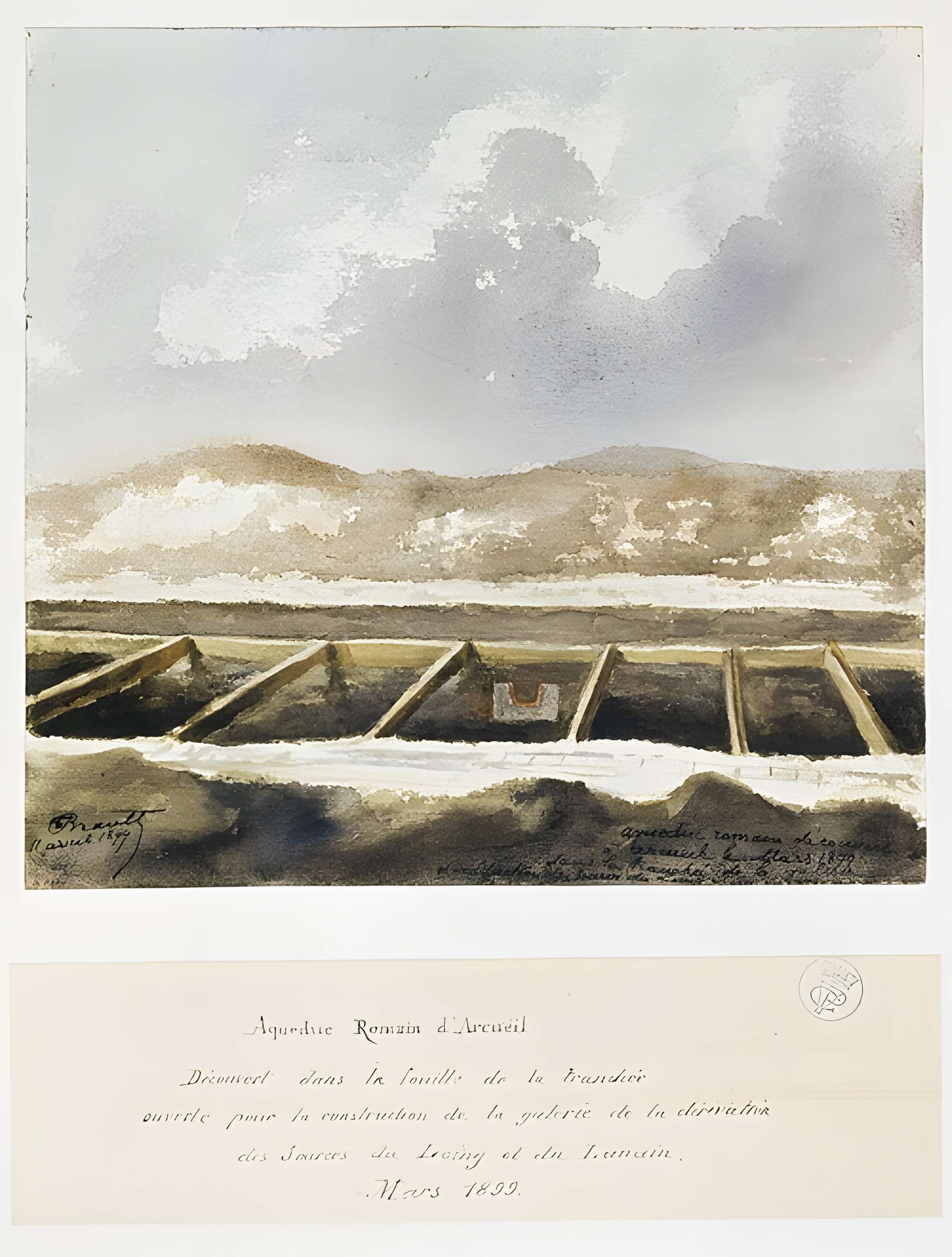 Aqueduc des Eaux de Rungis (également sur communes de Rungis, Fresnes, L'Hay-les-Roses, Cachan, Gentilly et Paris 14)