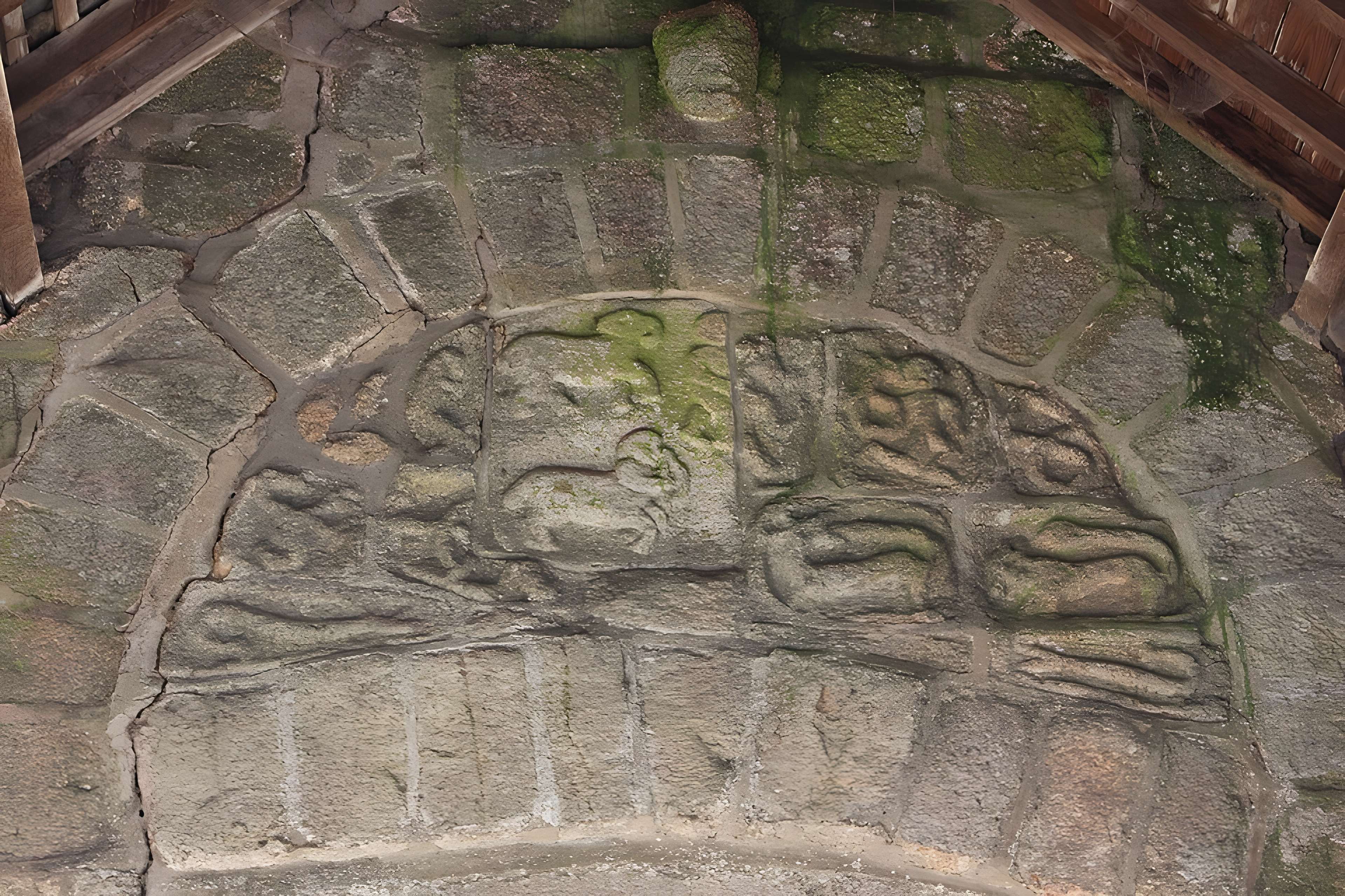 Eglise et le cimetière qui l'entoure