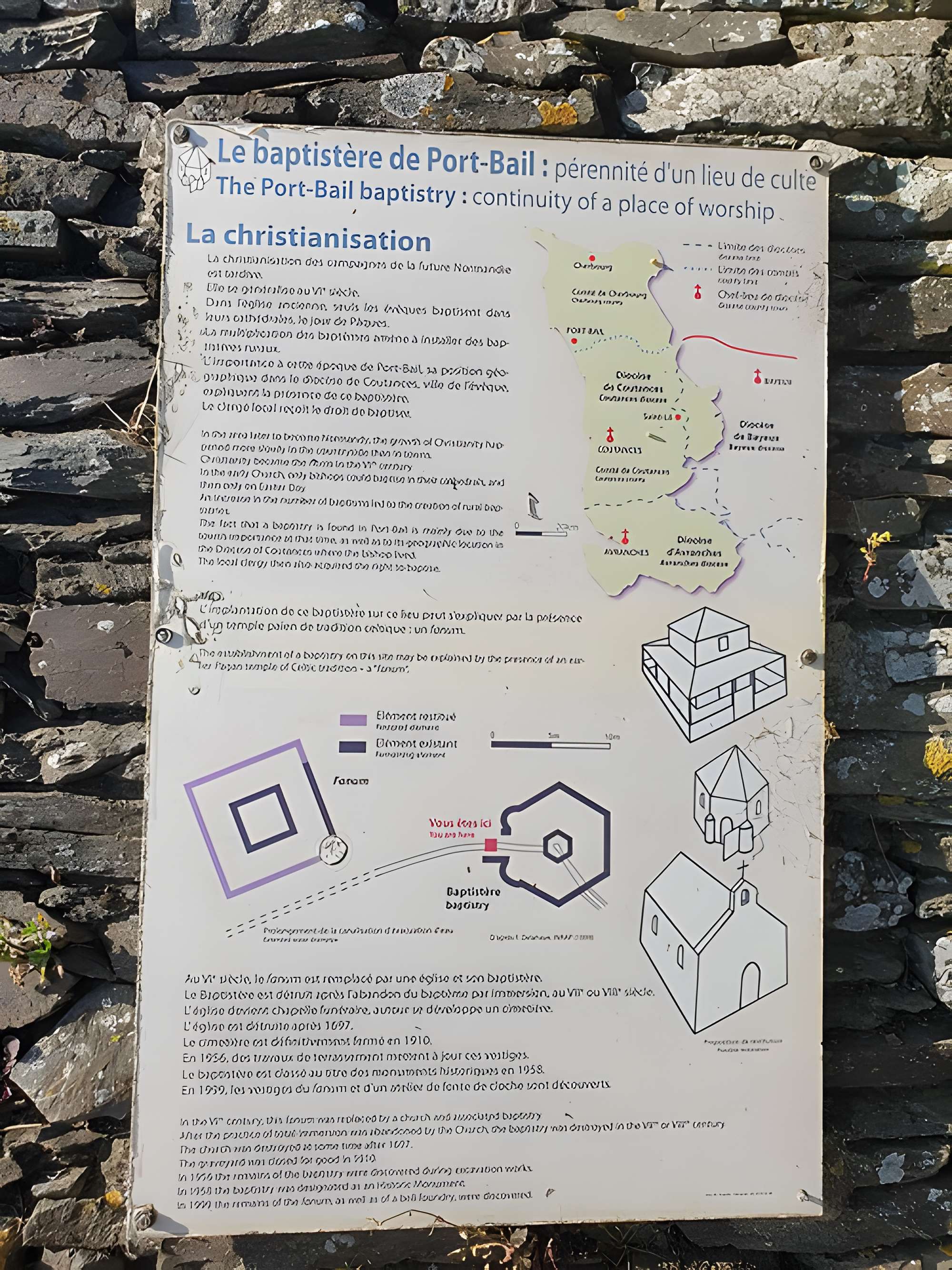 Baptistère de Portbail