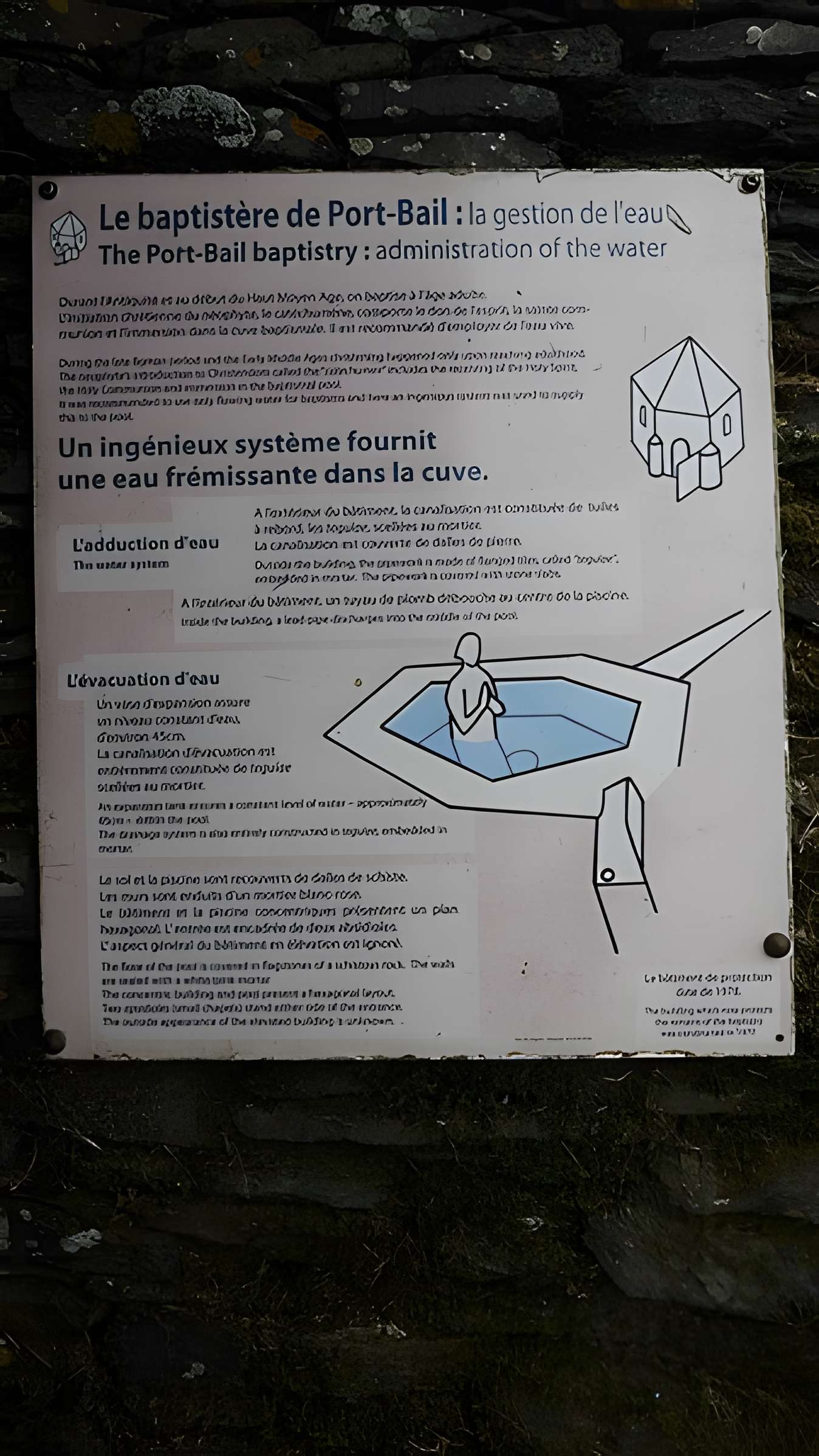 Baptistère de Portbail