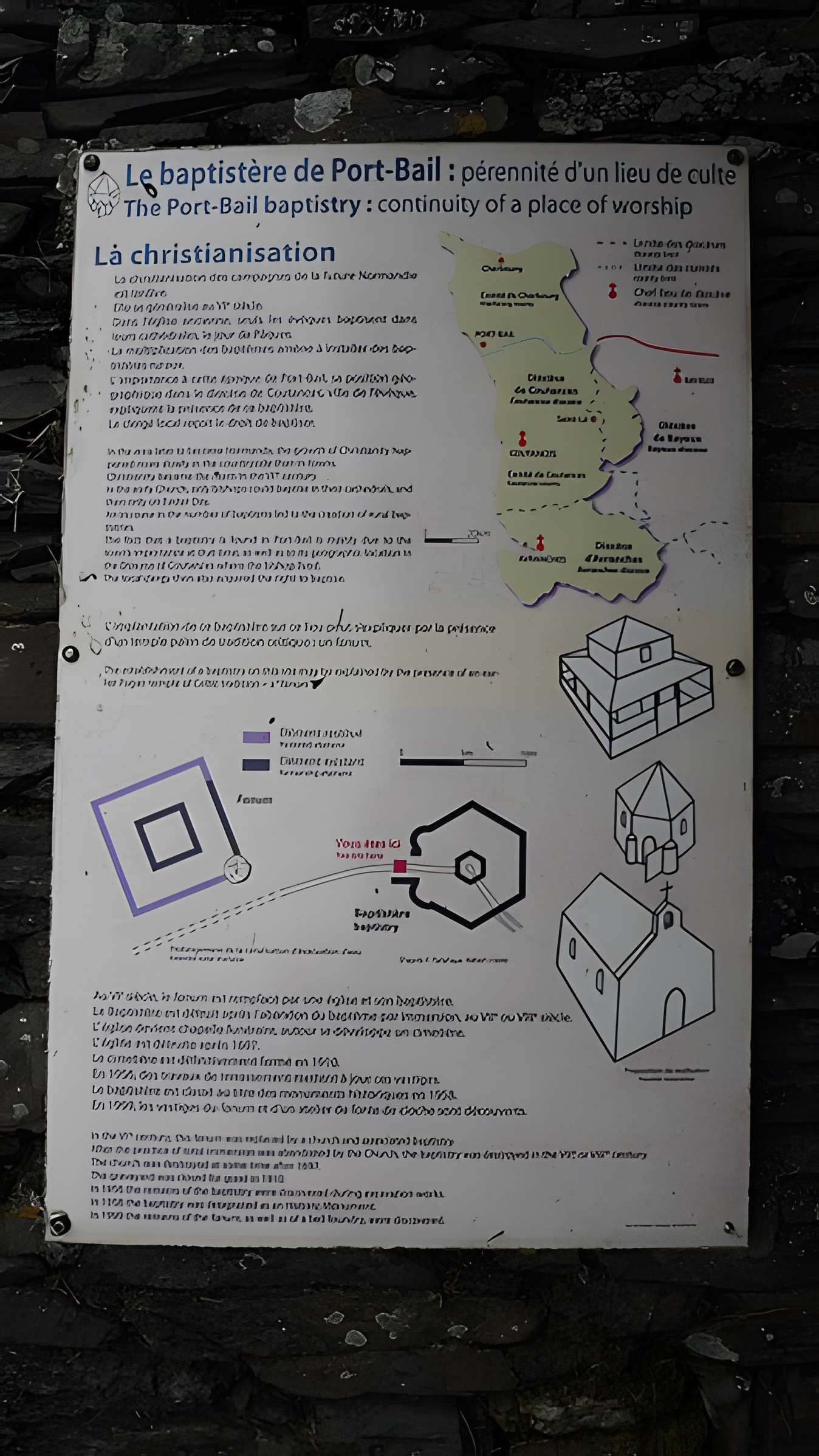 Baptistère de Portbail