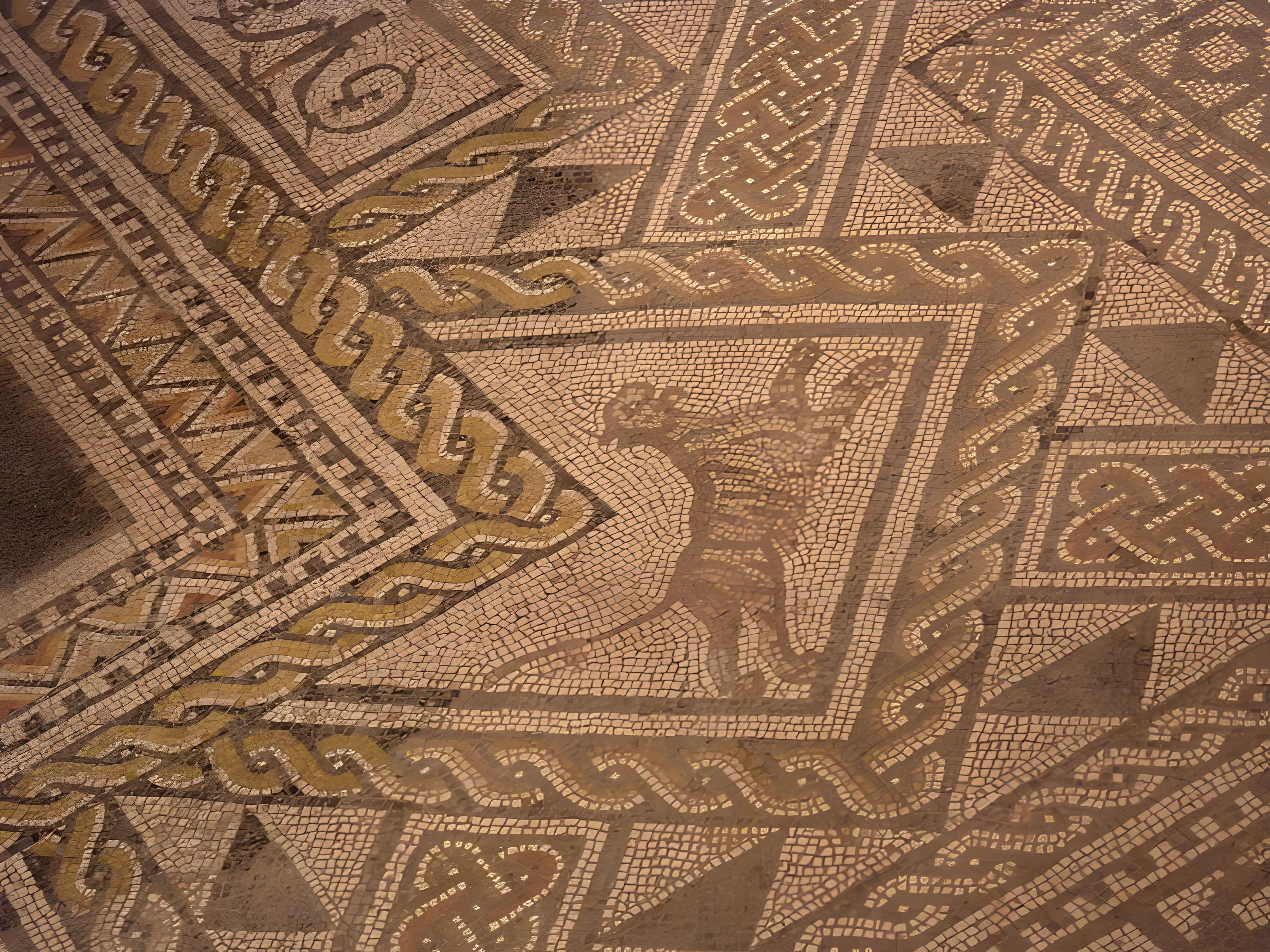 Basilique et Mosaïque romaine de Grand