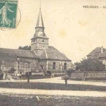 Église Saint-Martin de Vrécourt et 2 croix