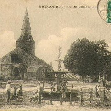 Église Saint-Martin de Vrécourt et 2 croix