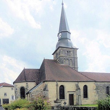 Église Saint-Martin de Vrécourt et 2 croix